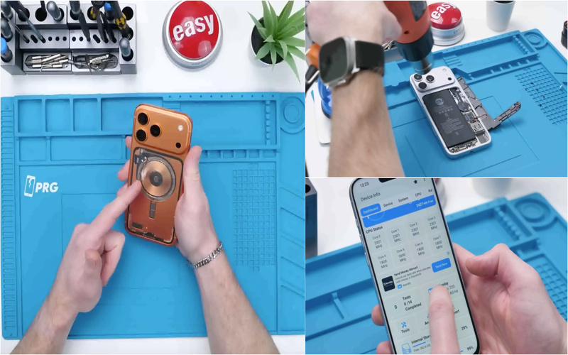 YouTuber desmonta iPhone 17 Pro Max falso e revela truques da imitação