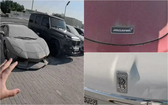 YouTuber português explora o maior cemitério de carros de luxo no Dubai