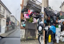 Acúmulo de entulho em Rio Tinto preocupa vizinhos e autoridades