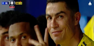 Gesto de Ronaldo após arbitragem polémica gera polémica na Arábia Saudita