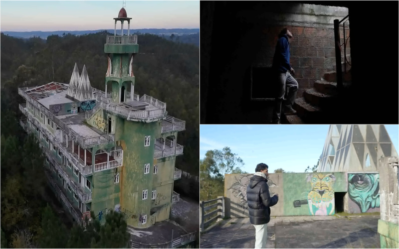 Hotel de luxo abandonado em Portugal revela cenário de decadência