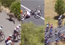 Jay Vine sofre fratura após choque inesperado no Tour Down Under