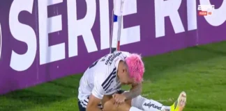 Panenka falhada e lesão tornam lance insólito viral no futebol sul-americano