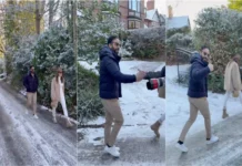 Rúben Amorim surge descontraído em Manchester após saída do United