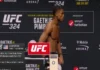 Susto na pesagem do UFC após queda aparatosa de lutador