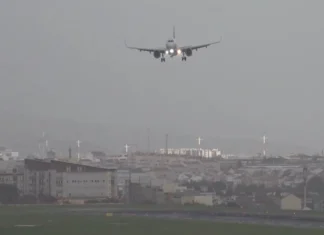 Aterragem tensa de avião da Azores Airlines em Lisboa vira vídeo viral