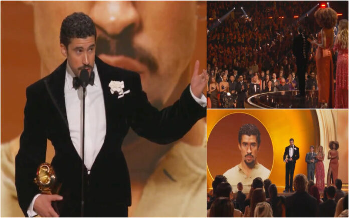 Bad Bunny usa palco dos Grammys para mensagem política
