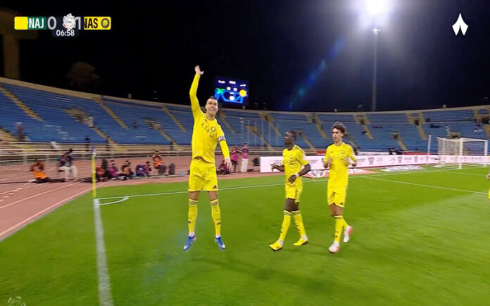 Cristiano Ronaldo lança novo festejo e provoca Rúben Neves