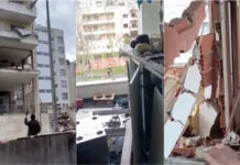 Explosão em Coimbra deixa vários apartamentos destruídos