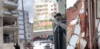 Explosão em Coimbra deixa vários apartamentos destruídos