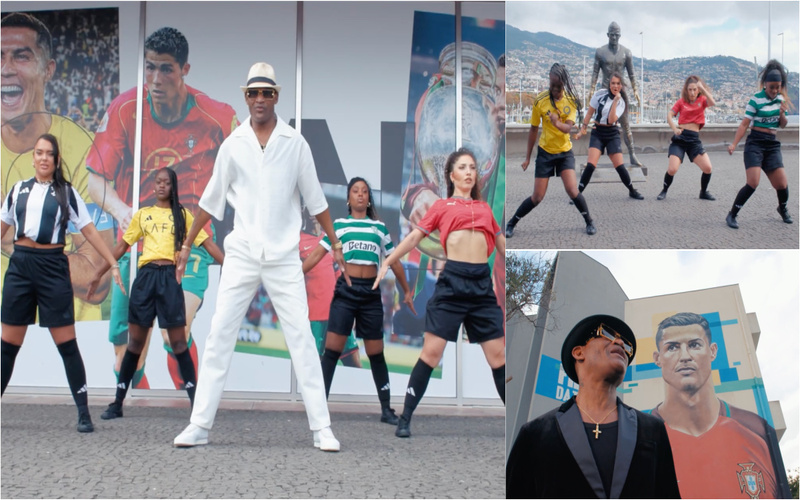 Pai de Rafael Leão lança homenagem musical a Cristiano Ronaldo