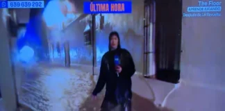 Reportagem em zona inundada gera polémica em Espanha