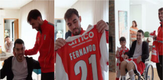 Ricardo Horta surpreende adepto do Braga em recuperação de grave acidente