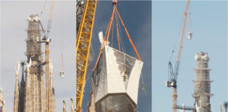 Sagrada Família atinge altura máxima 144 anos após início da obra