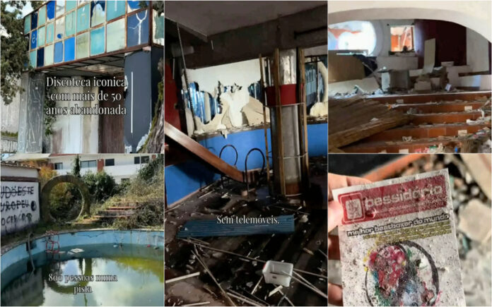 Vídeo revela abandono da antiga discoteca Pessidónio na Figueira da Foz