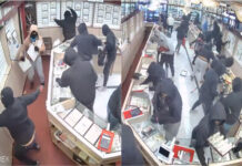 Assalto milionário a ourivesaria nos EUA é captado em vídeo