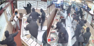 Assalto milionário a ourivesaria nos EUA é captado em vídeo