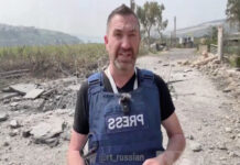 Jornalista britânico escapa a impacto de míssil no sul do Líbano