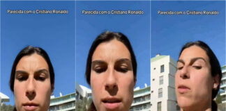 Jovem portuguesa faz sucesso nas redes por semelhança com Cristiano Ronaldo