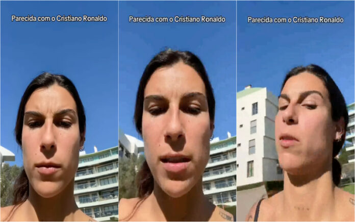 Jovem portuguesa faz sucesso nas redes por semelhança com Cristiano Ronaldo
