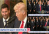 Trump recebe Messi na Casa Branca e elogia Ronaldo