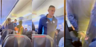 Jogador argentino detido após falso alerta de bomba em avião