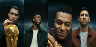 Lego lança coleção do Mundial com Ronaldo, Messi, Mbappé e Vinícius