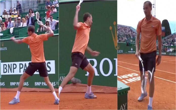 Medvedev perde controlo após derrota pesada em Monte Carlo