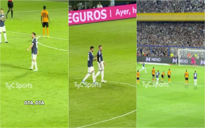 Messi homenageia Otamendi com penalti na despedida da seleção