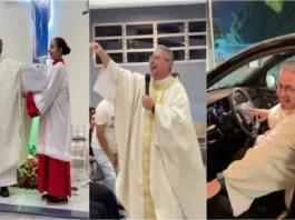 Padre vence sorteio de carro na própria paróquia e gera polémica