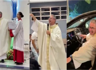 Padre vence sorteio de carro na própria paróquia e gera polémica