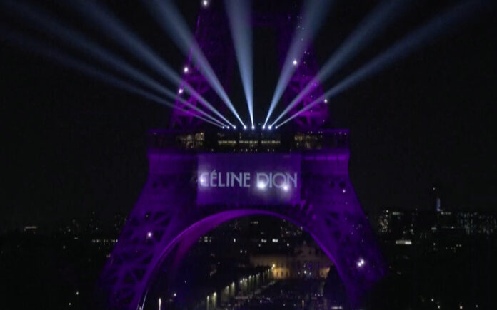 Paris celebra regresso de Céline Dion com espetáculo de luz na Torre Eiffel