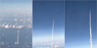 Passageiros captam lançamento histórico da Artemis II rumo à Lua