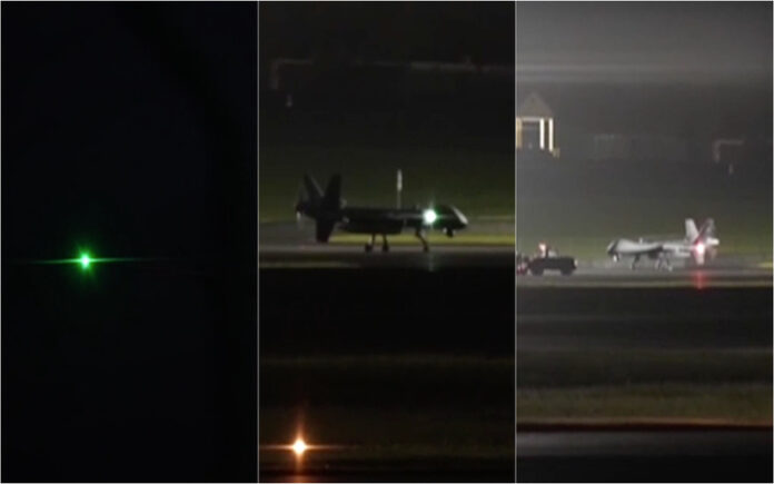 Primeiro drone MQ-9 Reaper norte-americano aterra na Base das Lajes