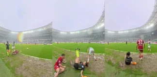 Rasteira a árbitra gera polémica e críticas na Turquia