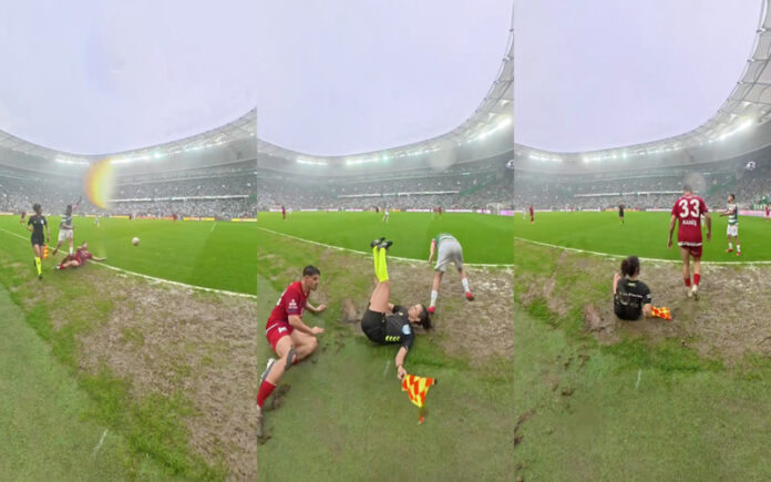 Rasteira a árbitra gera polémica e críticas na Turquia