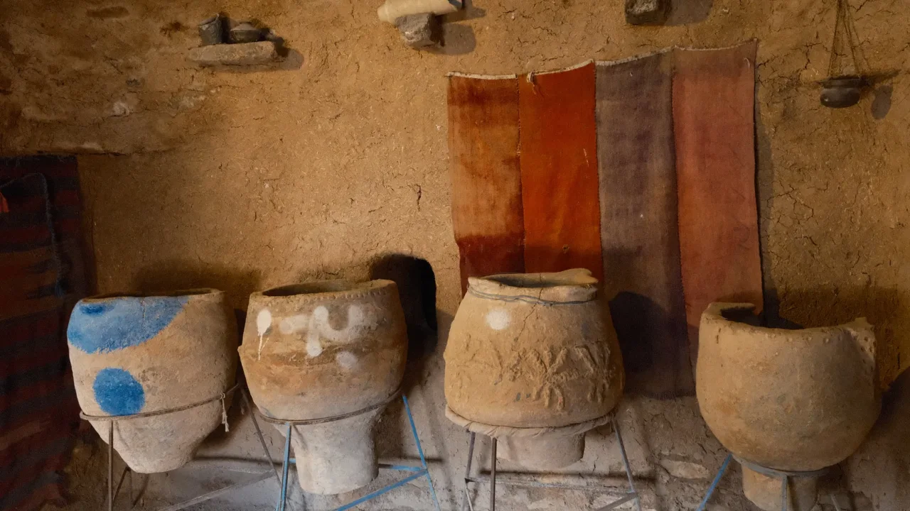 Illustrative photograph. It does not confirm the identity of any person mentioned in the article. Ancient pottery and artifacts in a traditional setting from Şanlıurfa, Türkiye.
