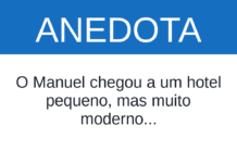 Anedota: O Manuel tentou convencer o elevador a levá-lo ao terceiro Capa de Anedota: O Manuel tentou convencer o elevador a levá-lo ao terceiro