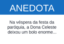 Anedota: O Padre António investigou o desaparecimento do bolo Capa de Anedota: O Padre António investigou o desaparecimento do bolo