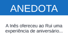 Anedota: O Rui e a Inês aceitaram um desafio para o aniversário Capa de Anedota: O Rui e a Inês aceitaram um desafio para o aniversário